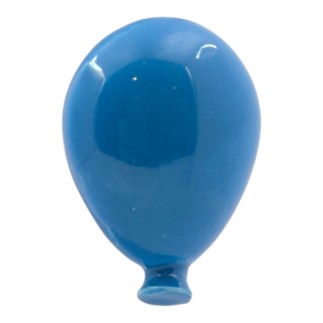 Palloncino Blu Cobalto Chiaro in Ceramica con Calamita (5cm)
