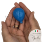 Ceramic Light Cobalt Blue Balloon with Magnet (5cm)