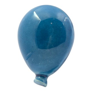 Palloncino Blu Cobalto in Ceramica con Calamita (5cm)