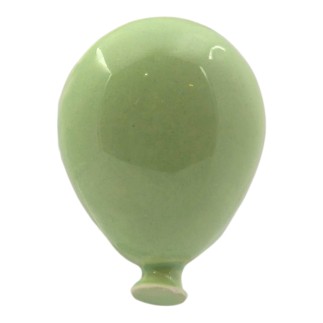 Palloncino Verde Chiaro in Ceramica con Calamita (5cm)