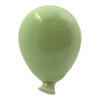 Palloncino Verde Chiaro in Ceramica con Calamita (5cm)