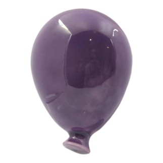 Ceramic Purple Lavender Balloon with Magnet (5cm)