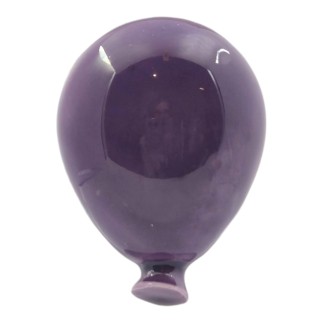 Palloncino Viola Lavanda in Ceramica con Calamita (5cm)