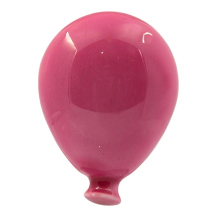 Palloncino Fucsia in Ceramica con Calamita (5cm)