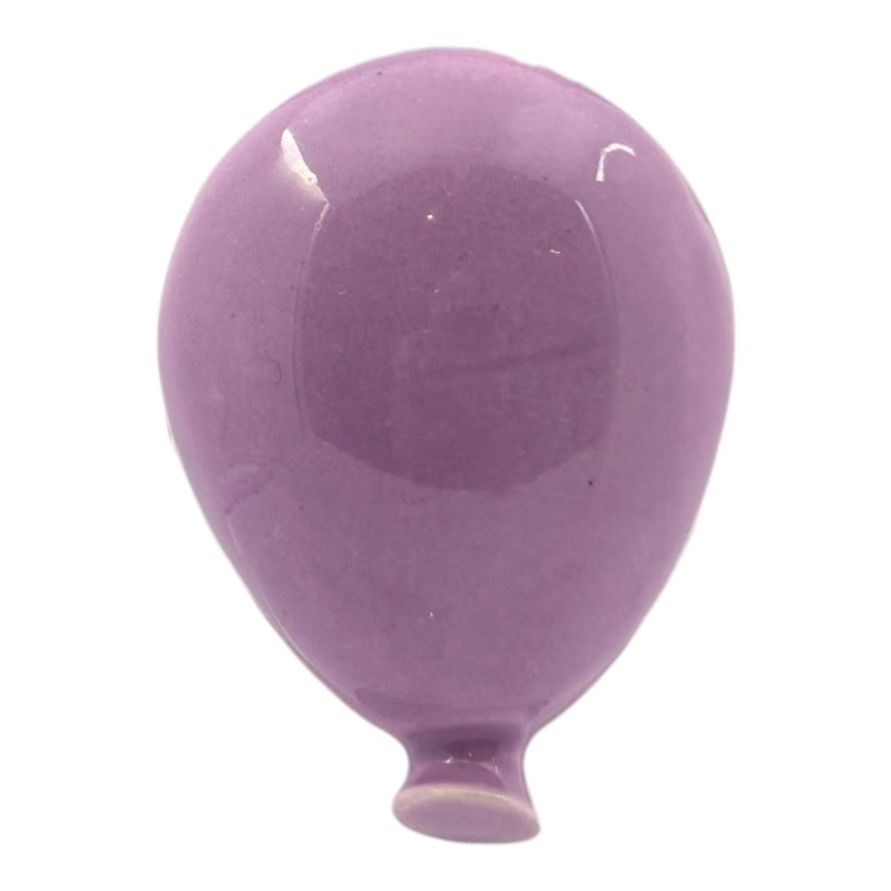 Ceramic Purple Whisteria Balloon with Magnet (5cm)