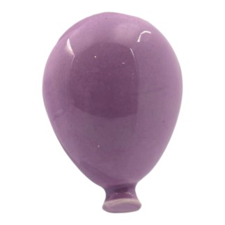 Palloncino Viola Glicine in Ceramica con Calamita (5cm)