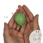 Palloncino Verde Mela in Ceramica con Calamita (5cm)