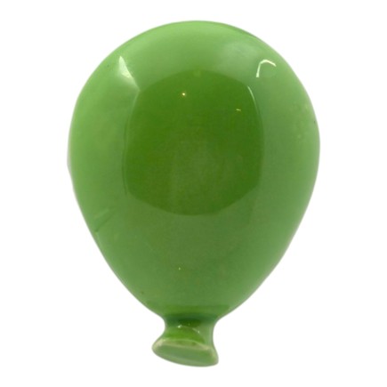 Palloncino Verde Mela in Ceramica con Calamita (5cm)