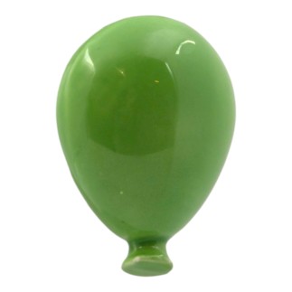 Palloncino Verde Mela in Ceramica con Calamita (5cm)