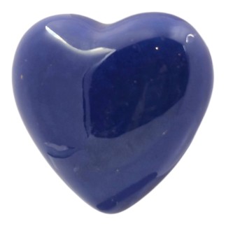 Ceramic Midnight Blue Heart with Magnet (4.5cm)