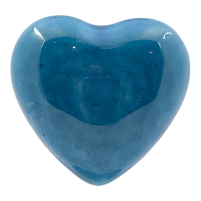 Ceramic Cobalt Blue Heart with Magnet (4.5cm)