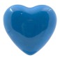 Ceramic Light Cobalt Blue Heart with Magnet (4.5cm)