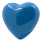 Ceramic Light Cobalt Blue Heart with Magnet (4.5cm)
