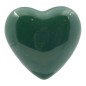 Ceramic Dark Green Heart with Magnet (4.5cm)