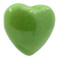 Ceramic Apple Green Heart with Magnet (4.5cm)