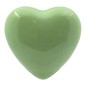 Cuore Verde Chiaro in Ceramica con Calamita (4.5cm) Cuore Verde Chiaro in Ceramica con Calamita (4.5cm)