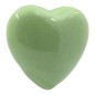 Ceramic Light Green Heart with Magnet (4.5cm)