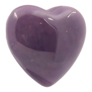 Ceramic Purple Lavender Heart with Magnet (4.5cm)