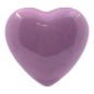 Cuore Viola Glicine in Ceramica con Calamita (4.5cm) Cuore Viola Glicine in Ceramica con Calamita (4.5cm)