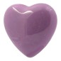 Cuore Viola Glicine in Ceramica con Calamita (4.5cm) Cuore Viola Glicine in Ceramica con Calamita (4.5cm)