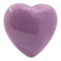 Cuore Viola Glicine in Ceramica con Calamita (4.5cm) Cuore Viola Glicine in Ceramica con Calamita (4.5cm)