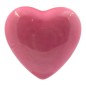 Ceramic Fuchsia Heart with Magnet (4.5cm) Ceramic Fuchsia Heart with Magnet (4.5cm)