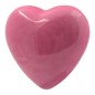 Cuore Fucsia in Ceramica con Calamita (4.5cm)