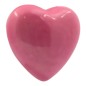Cuore Fucsia in Ceramica con Calamita (4.5cm)