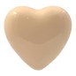 Ceramic Cream Heart with Magnet (4.5cm)