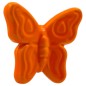 Farfalla Arancione Brillante in Ceramica con Calamita (5,5cm)
