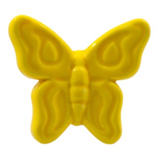 Ceramic Lemon Yellow Butterfly with Magnet (5.5cm)