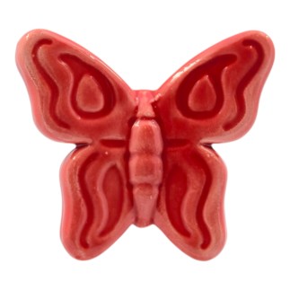 Ceramic Red Butterfly with Magnet (5.5cm)
