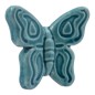 Farfalla Blu Cobalto in Ceramica con Calamita (5,5cm)