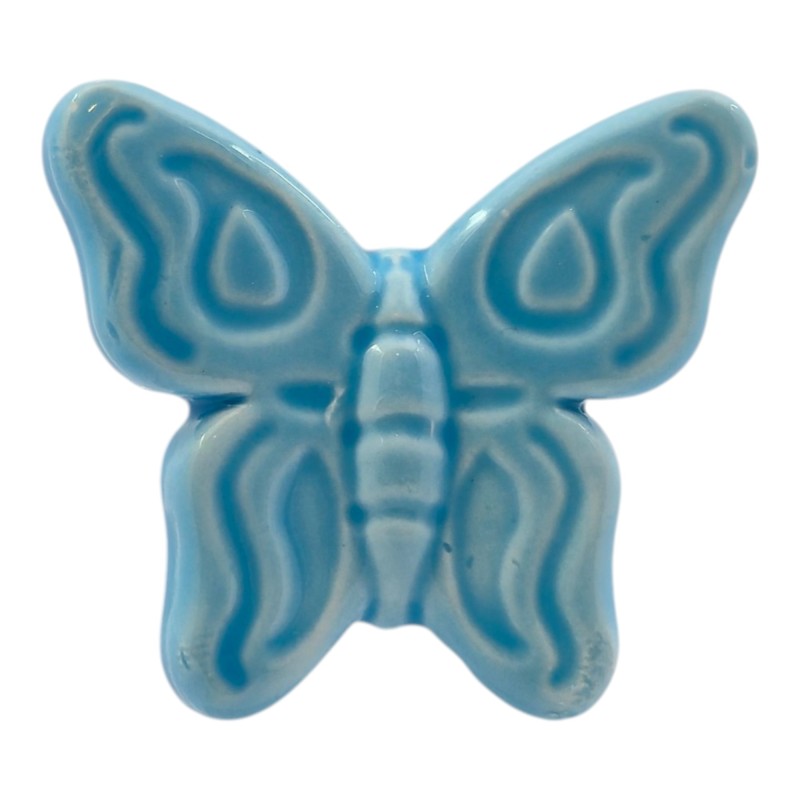 Ceramic Azure Butterfly with Magnet (5.5cm) Ceramic Azure Butterfly with Magnet (5.5cm)