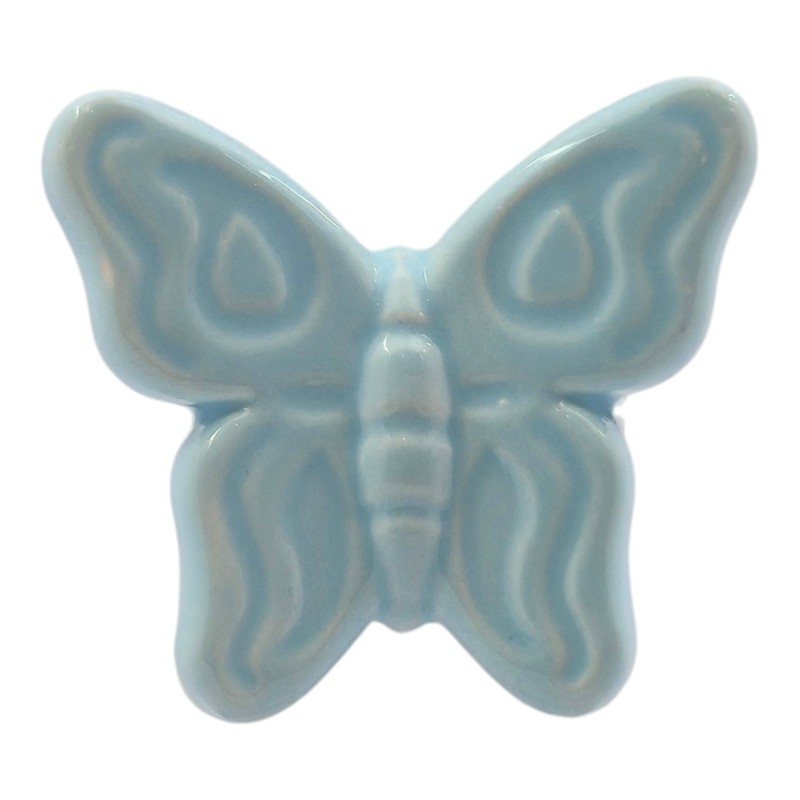 Ceramic Sky Blue Butterfly with Magnet (5.5cm) Ceramic Sky Blue Butterfly with Magnet (5.5cm)