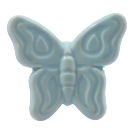 Ceramic Sky Blue Butterfly with Magnet (5.5cm)