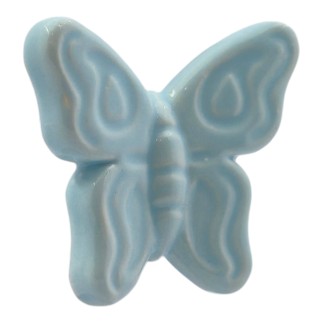 Ceramic Sky Blue Butterfly with Magnet (5.5cm)