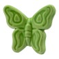Farfalla Verde Mela in Ceramica con Calamita (5,5cm)