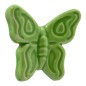 Farfalla Verde Mela in Ceramica con Calamita (5,5cm)