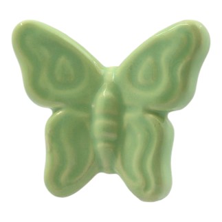 Ceramic Light Green Butterfly with Magnet (5.5cm)