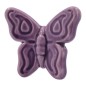 Ceramic Purple Lavender Butterfly with Magnet (5.5cm)