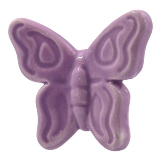 Ceramic Purple Whisteria Butterfly with Magnet (5.5cm)