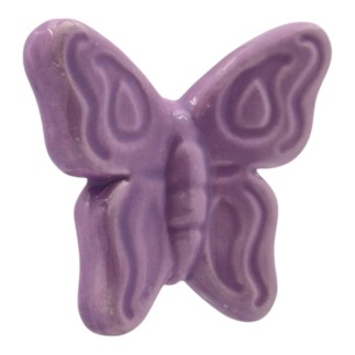 Ceramic Purple Whisteria Butterfly with Magnet (5.5cm)
