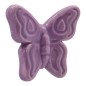 Farfalla Viola Glicine in Ceramica con Calamita (5,5cm)