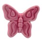 Farfalla Fucsia in Ceramica con Calamita (5,5cm)