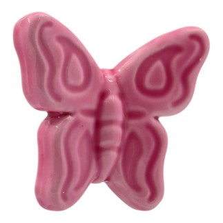 Ceramic Fuchsia Butterfly with Magnet (5.5cm)