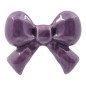 Fiocchetto Viola Lavanda in Ceramica con Calamita (5cm)
