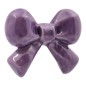 Fiocchetto Viola Lavanda in Ceramica con Calamita (5cm)