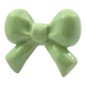 Fiocchetto Verde Chiaro in Ceramica con Calamita (5cm)