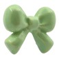 Fiocchetto Verde Chiaro in Ceramica con Calamita (5cm)